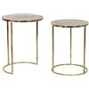 DKD Home Decor Set di 2 tavoli, Standard