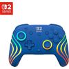 Turtle Beach Afterglow Blu Controller da gaming RGB wireless con licenza ufficiale per Nintendo Switch 2