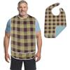 Modaliv XL Adult Bib for Eating - Clothes Protector with Crumb Catcher Adult Bibs for Elderly - XL Bib for Disabled, Elderly Men and Women