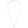 Breil, Collezione Emblems, Collana Donna in Acciaio con Pendente a Forma di Ancora, Finitura Satinata, Chiusura a Moschettone, Lunghezza Regolabile fino a 47 cm