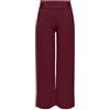 JDY Jdygeggo Life New Long Pant Jrs Noos - Mutandine con Gambe Larghe, Bordeaux, XXS / 30L da Donna, Bordeaux, XXS / 30L