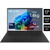 Lg Notebook Lg 17Z90TL G AU75D GRAM Copilot+ Nero