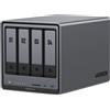UGREEN Nas Ugreen DX4800 Plus 4 bay 4.4GHzGrigio anodizzato [35261]