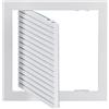 Steinberg14 200x200mm Griglia di Ventilazione con Filtro - Griglia D'Aerazione Rettangolare - Sportello Ispezione in ABS Plastica, Bianco