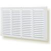 Nordborn 40 x 25 cm, griglia di ventilazione con rete di protezione dagli insetti, griglia in metallo, ventilazione (40 x 25 cm, colore bianco)
