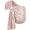 Hoppediz Ring-Sling, Fascia porta bebè per neonati e bambini con due anelli in alluminio, 0-36 mesi, 3-20 kg, Amsterdam rosa