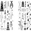 Rayher Pellicola trasferibile 'Fische, Leucht.', Vari Design, Busta Blister 2 Fogli, 31654000