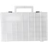 Vaessen Creative Scatola di perle trasparente 33 fcher