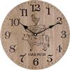 Orologio Da Parete Moderno Astratto 35,5 Cm - Silenzioso, Senza Ticchettio, Grigio E Rosso, Per Cucina O Ufficio, In PVC - 2