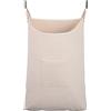 GORISEN Cesto portabiancheria da appendere alla porta, con ganci, beige, 65 litri
