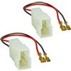 tomzz Audio 7103-000 Adattatore altoparlante (set di 2) a DIN compatibile con Audi Daihatsu Hyundai Ford Kia Subaru Suzuki Mazda