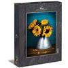 Ulmer Puzzleschmiede - Puzzle Girasoli - Girasoli in vaso di metallo su sfondo di legno
