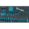 HAZET Set di cacciaviti 163-527/56N, 56 pezzi, 1.5-10 mm, PH00-PH2, T5-T40, a taglio, Phillips, TORX interno ed esagonale, incluso cacciavite a percussione, chiave offset