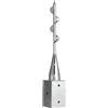 Connex HV4336 - Bussola per avvitatore, superficie zincata a caldo, 91 x 91 x 650 mm