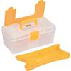 Allit 416400 valigetta Mcplus Clear 12, 12,7 cm in trasparente/arancione