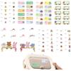 KEPYATI 8 Pagine Con Nome Per Bambini Etichette Adesive Non Necessitano Di Stiratura.Per Abbigliamento, Oggetti, Scuola, Asilo.