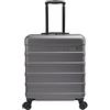 Cabin Max Anode Valigia 56x45x25 cm, Bagaglio a Mano Compatibile con Easyjet, British Airways, Jet2 - Trolley Cabina Ideale per Viaggi (Grigio)