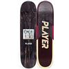 Player Grand Slam 8.0x31.50 Deck Longboard, Adulti Unisex, Multicolore (Multicolore), Taglia Unica