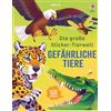 Usborne Verlag Die große Sticker-Tierwelt: Gefährliche Tiere: Stickerheft mit über 120 Stickern - für Kinder ab 5 Jahren
