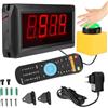 Mocoli Timer LED conto alla rovescia Game macchina con telecomando e buzzer 20m area visibile AC 100-240V per negozio, supermercato, centro commerciale
