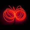 Balabaxer Filo elettroluminescente al neon, portatile, per la riduzione del rumore, per feste, Halloween, decorazioni fai da te