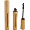 Upstore 2 pezzi 6 ml / 0,2 once vuoto eco bambù guscio di ciglia tubo mascara fiale vasetti con tappo e pennello crescita ciglia portabottiglie olio contenitore trucco strumento di bellezza