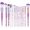 AOZUO Set di 15 pennelli per trucco, trucco, set di pennelli per il trucco, set professionale per fondotinta, lucidatura, ombretto, correttore, bellezza per donne