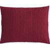 Beatrice Home Fashions Chenille Chenille, Standard Sham, Borgogna