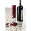 LAGUIOLE - Cavatappi Elettrico con Supporto Tagliacapsule - plastica - rosso