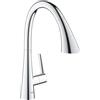 GROHE MISCELATORE LAVELLO GROHE ZEDRA 32294002 CON DOCCETTA ESTRAIBILE CROMATO