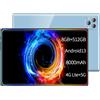 BDF Tablet 4G 5G Pad Pro 8GB RAM 512GB ROM Display FHD da 10.1 pollici Android 13.0 Dual SIM Card Slot 8000mAh Batteria Tablet originali