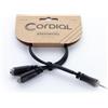 Cordial - ELEMENTS EY 0.3 WYY, Cavo Y Stereo, Mini Jack TRS/2x Presa Mini Jack TRS (Femmina) 30 cm