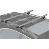 HOMCOM Barre Portatutto per Auto da 75 kg con Blocco e Chiavi di Sicurezza, in Alluminio e ABS, 135.3x5.7x7 cm, Argento | Aosom Italy