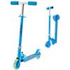 VEVOR Monopattini a Spinta per Bambini, Monopattino Mobilità Urbana a 2 Ruote Luminose, Manubrio Regolabile in Altezza, Pedana Antiscivolo, Telaio Pieghevole e Leggero Fino a ca. 50 kg, Colore Blu