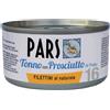 Pars Monoproteico Filettini al Naturale Tonno con Prosciutto di Pollo per Cani e Gatti 85gr - 85 g, 12 pezzi