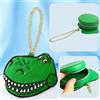 Accommode Disney Pixar Toy Story REX Diecut Pouch Bag Charm Coin Case Japan Limited NUOVO