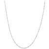 Einzelstück® Collana maglia Singapore in argento 925 I Collana in argento ruotata in oro 18K, oro rosa e oro bianco I Collana minimalista da donna senza ciondolo, 45-50 cm, Oro, Zirconia cubica