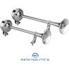 MARCO EMX1/2 24V - COPPIA TROMBE INOX