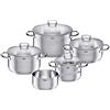 Silit Toskana 0021.6843.11 Set 5 pentole in acciaio INOX