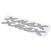 Acouto Adesivi Emblema 3D, Decalcomania Badge Moto per XMAX 125 250 400, Plastica Flessibile, Decalcomania Badge Moto, Impermeabile (SILVER)