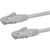 Startech.Com Cavo di Rete Cat 6, Cavo Patch Ethernet Rj45 UTP Bianco da 7 m Antigroviglio
