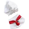 Cryfokt Simpatico Costume da Chef per Animali Domestici, Abbigliamento Lavabile di Taglia Regolabile per Cani e Gatti, Cappello da Chef per Cani e Gattini con Cappello e Mantello (M)