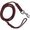 Tbest Cintura in Pelle per Cani, 3 Tipi di Guinzaglio per Cani da Compagnia, Corda di Sicurezza, Pelle Bovina e Cintura in Pelle per Camminare e Correre (Materiale 2 metri/Lunghezza netta 1,6 metri)