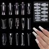 LUCKDANO Gui alle 120 forme per unghie doppie riutilizzabili per french manicure - Accessori per manicure creativi per professionisti e appassionati del fai te