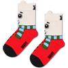 Happy Socks Kids Polar Bear Sock Red