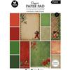 Blocco di carte scrap Vintage Christmas A4