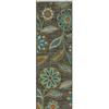 Maples Rugs Reggie - Tappeto passatoia con motivo floreale, antiscivolo, lavabile, per corridoio, ingresso, 4,2 x 1,5 cm, multicolore