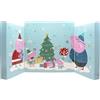 Joy Toy Peppa Pig calendario d'avvento con gioielli e accessori per capelli - 28x7x28 cm