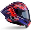 Alpinestars casco integrale Supertech R10 Flyte - Viola