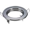VTAC V-Tac VT-778 Portafaretto da Incasso TONDO Fisso Cromo - SKU 3586
